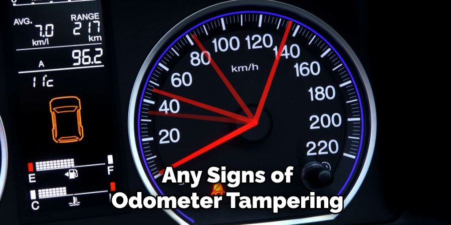 Any Signs of Odometer Tampering