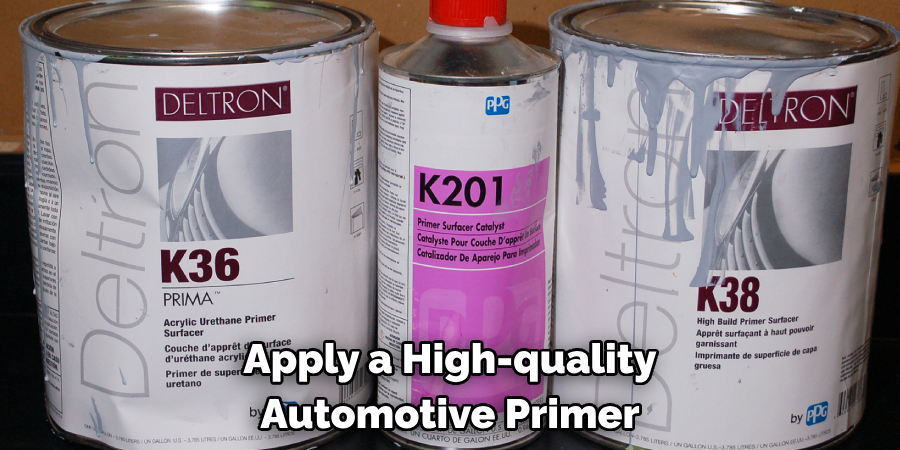 Apply a High-quality Automotive Primer