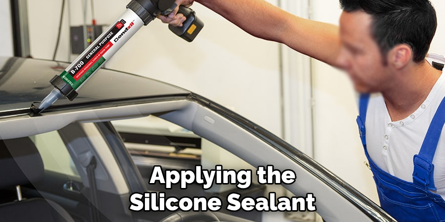 Applying the Silicone Sealant
