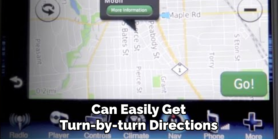 Can Easily Get Turn-by-turn Directions