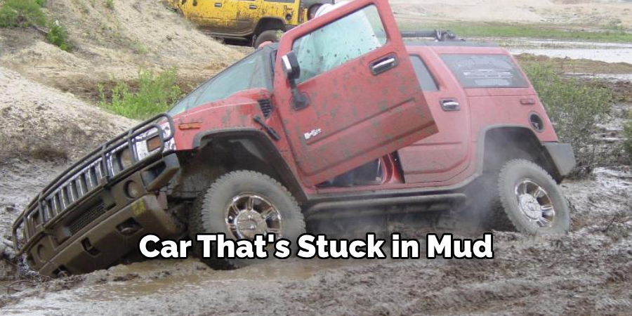 Car That's Stuck in Mud