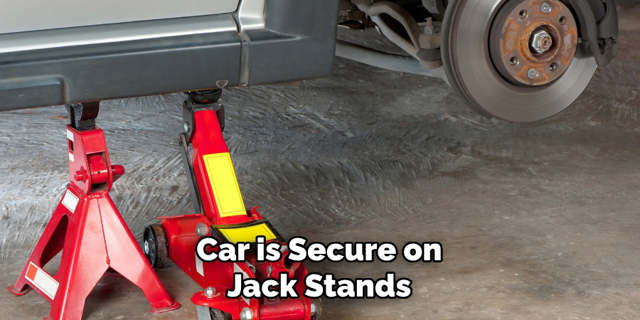 Car is Secure on Jack Stands