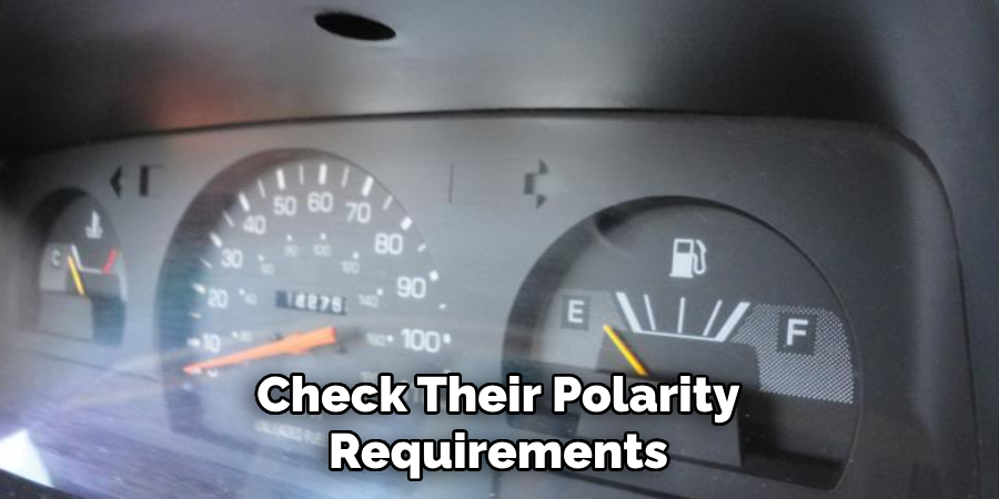 Check Their Polarity Requirements