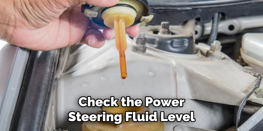 Check the Power Steering Fluid Level