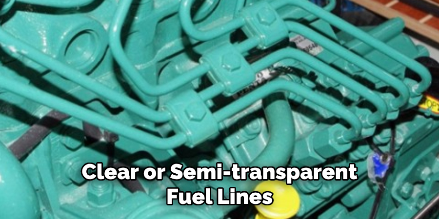 Clear or Semi-transparent Fuel Lines