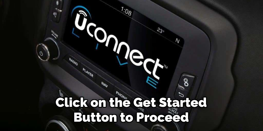 Click on the Get Started Button to Proceed