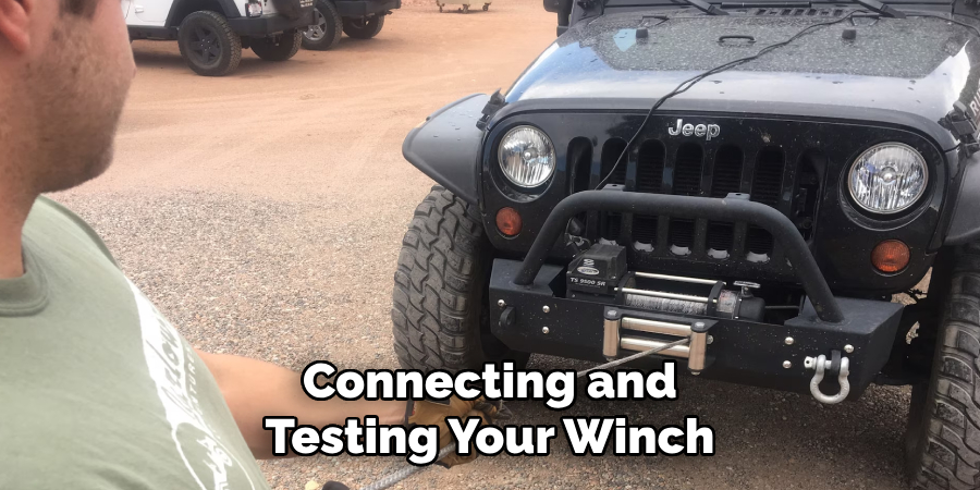 Connecting and Testing Your Winch