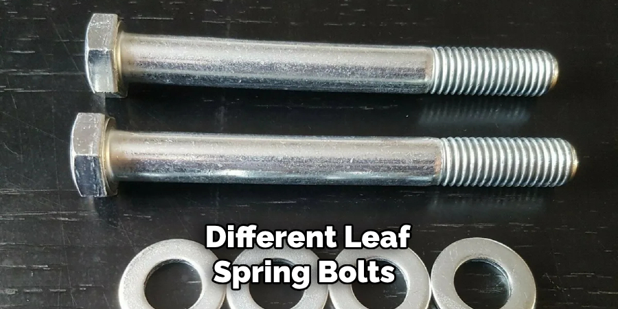 Different Leaf Spring Bolts