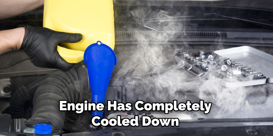 Engine Has Completely Cooled Down