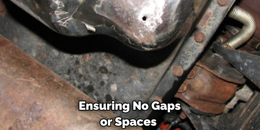 Ensuring No Gaps or Spaces