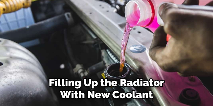 Filling Up the Radiator With New Coolant