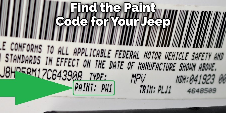 Find the Paint Code for Your Jeep