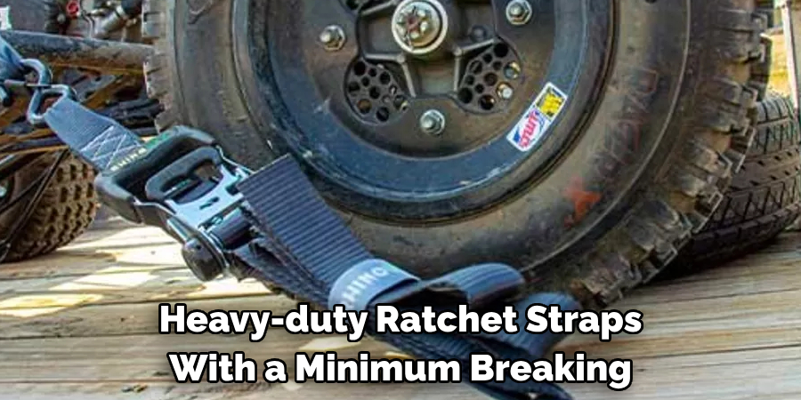 Heavy-duty Ratchet Straps With a Minimum Breaking