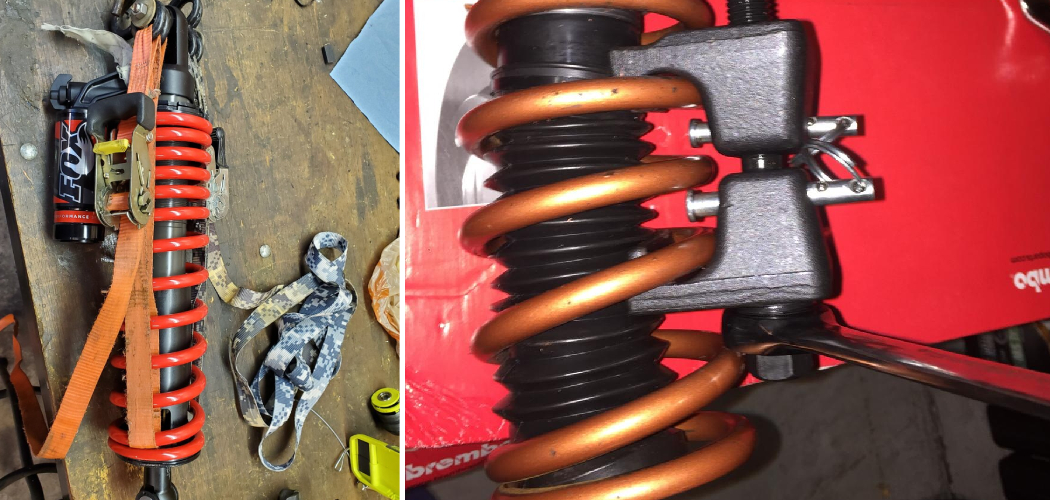 How to Compress a Coil Spring With Ratchet Straps