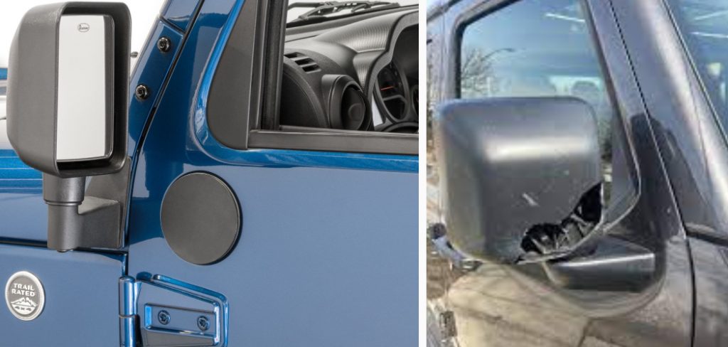 How to Fix Broken Side Mirror Plastic