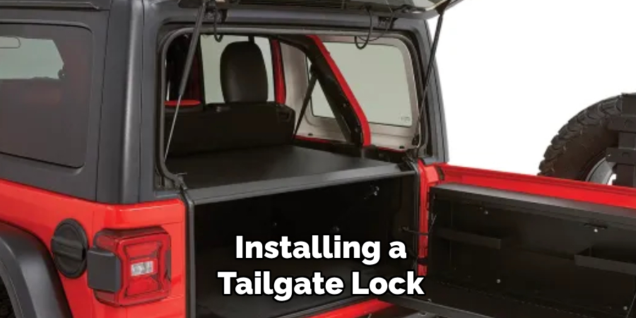 Installing a Tailgate Lock