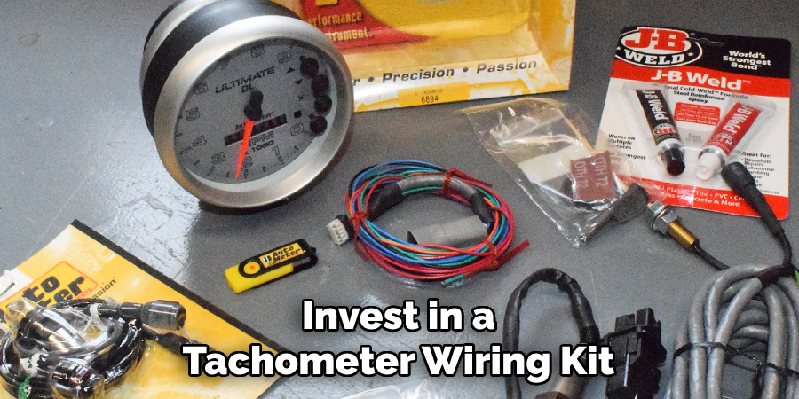 Invest in a Tachometer Wiring Kit