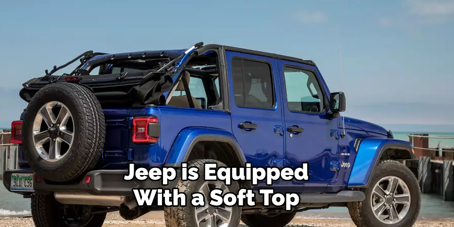 Jeep is Equipped With a Soft Top