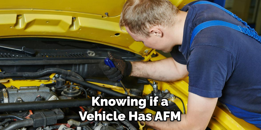 Knowing if a Vehicle Has AFM
