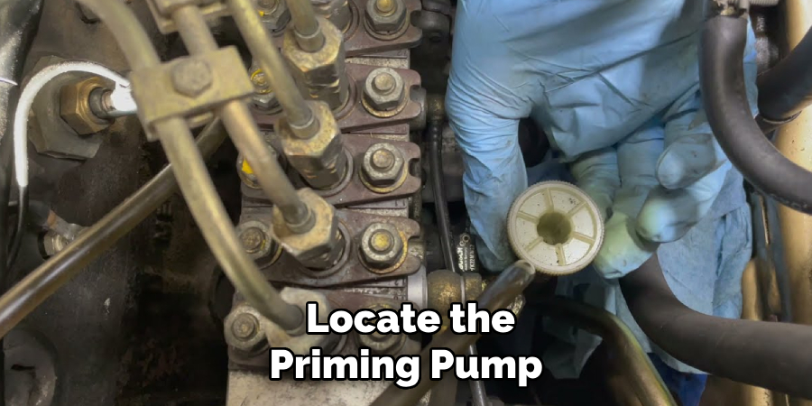 Locate the Priming Pump