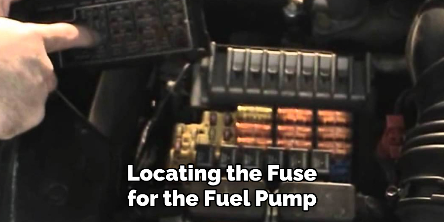 Locating the Fuse for the Fuel Pump