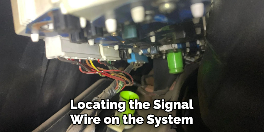 Locating the Signal Wire on the System