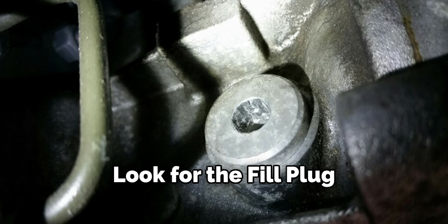 Look for the Fill Plug