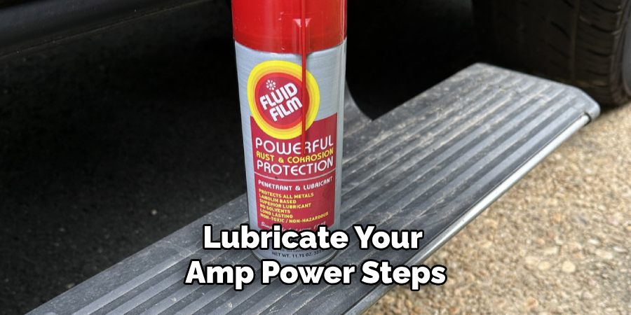 Lubricate Your Amp Power Steps