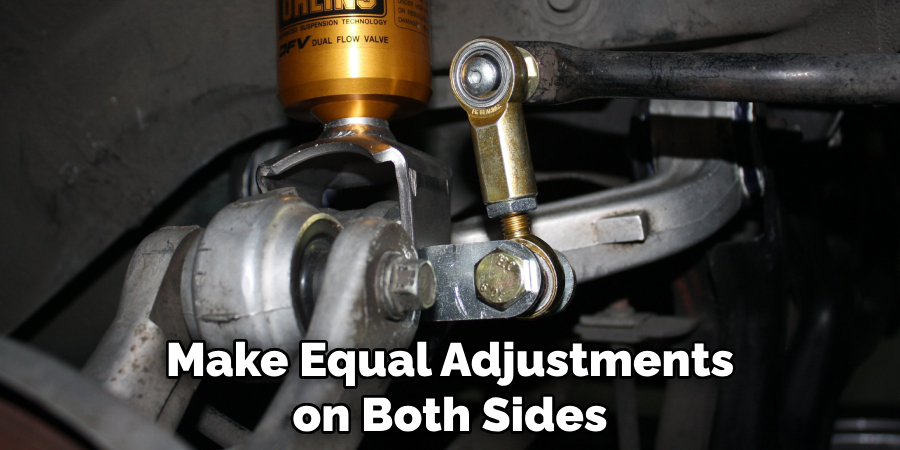 Make Equal Adjustments on Both Sides