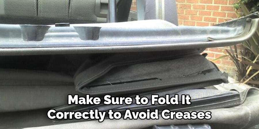 Make Sure to Fold It Correctly to Avoid Creases