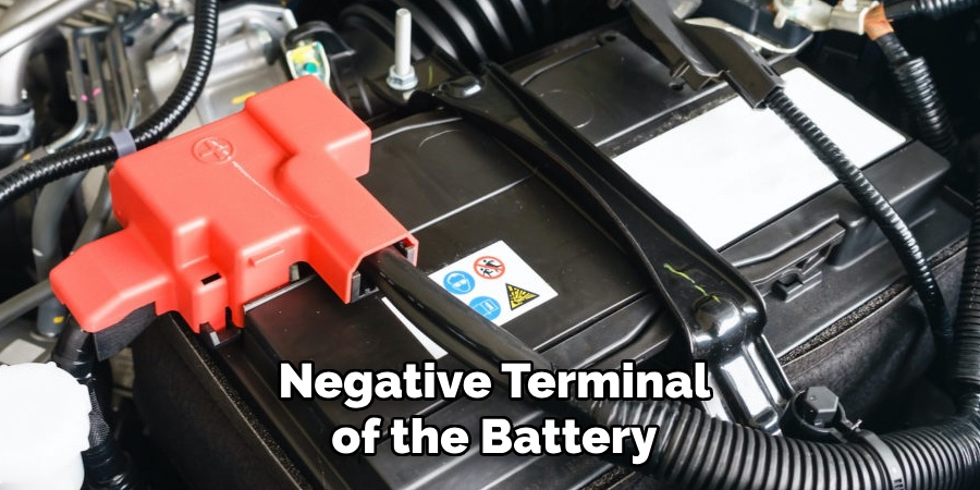 Negative Terminal of the Battery