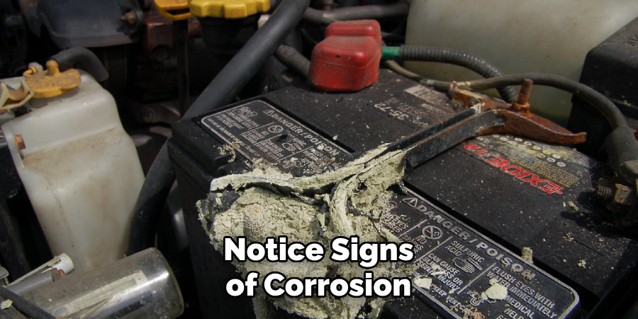 Notice Signs of Corrosion