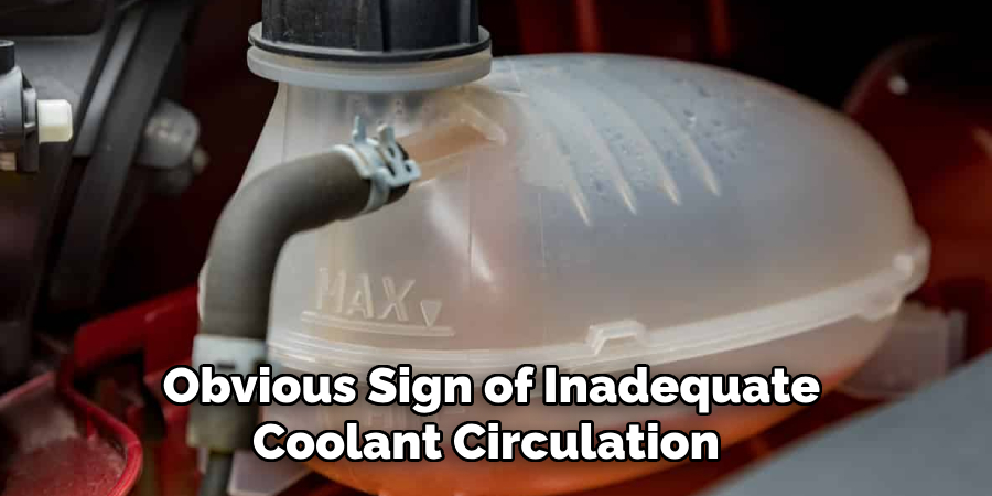 Obvious Sign of Inadequate Coolant Circulation 