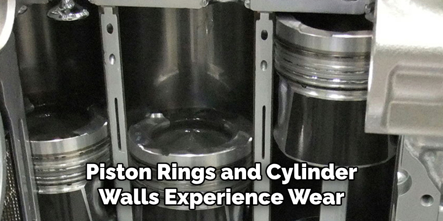 Piston Rings and Cylinder Walls Experience Wear