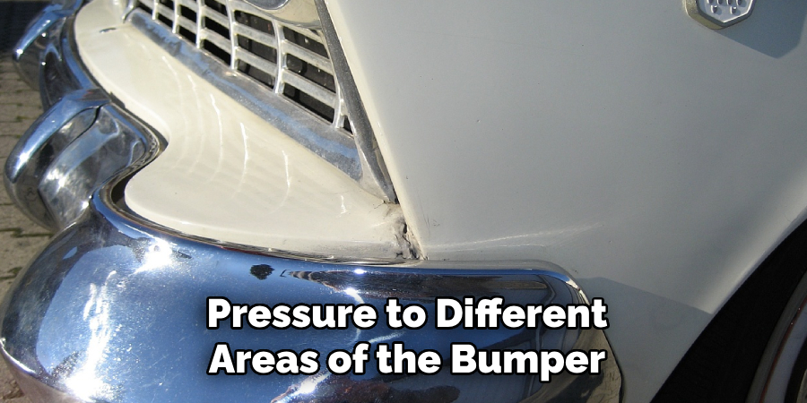 Pressure to Different Areas of the Bumper