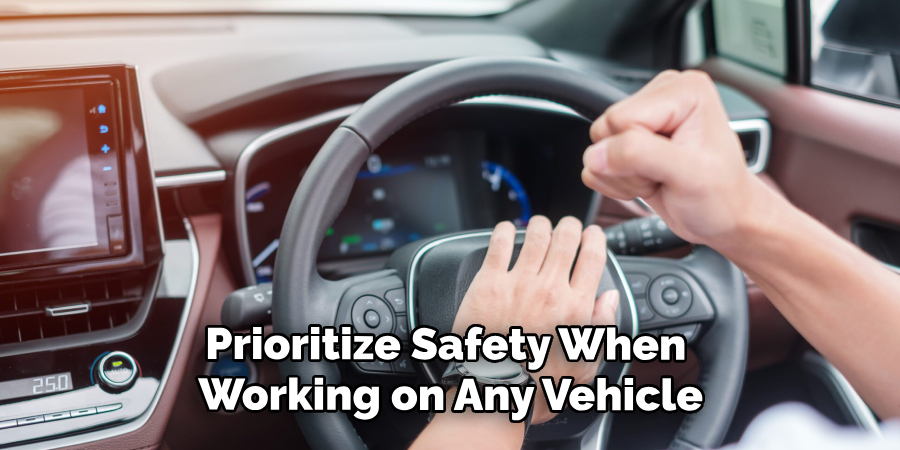 Prioritize Safety When Working on Any Vehicle