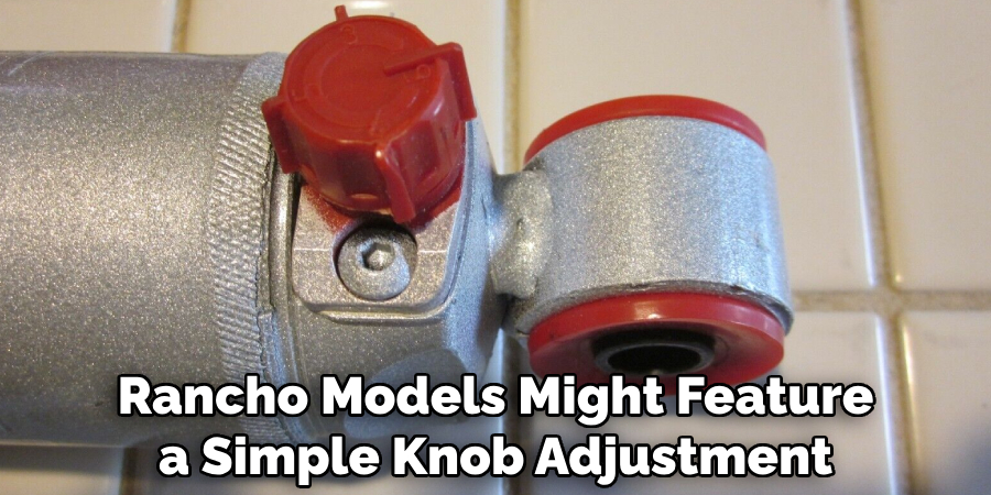 Rancho Models Might Feature a Simple Knob Adjustment