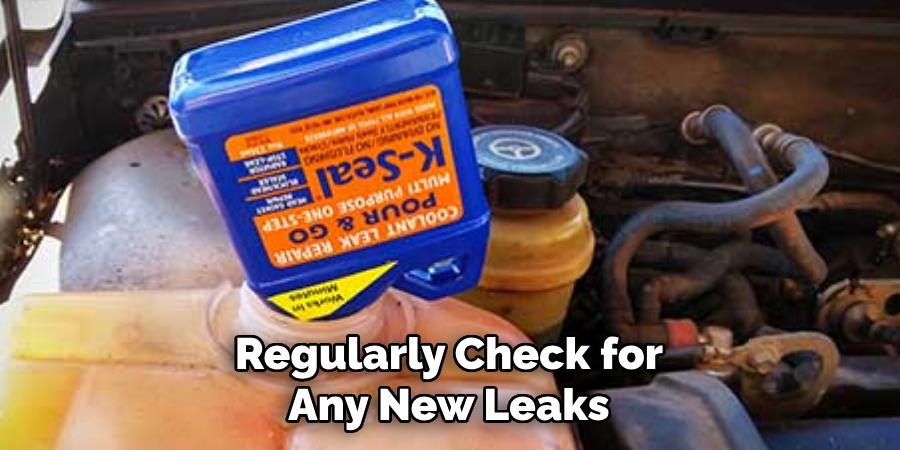 Regularly Check for Any New Leaks