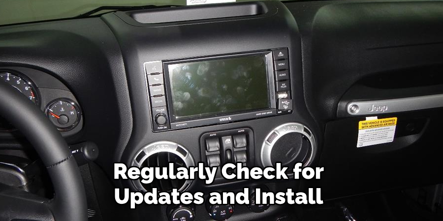 Regularly Check for Updates and Install