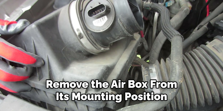 Remove the Air Box From Its Mounting Position