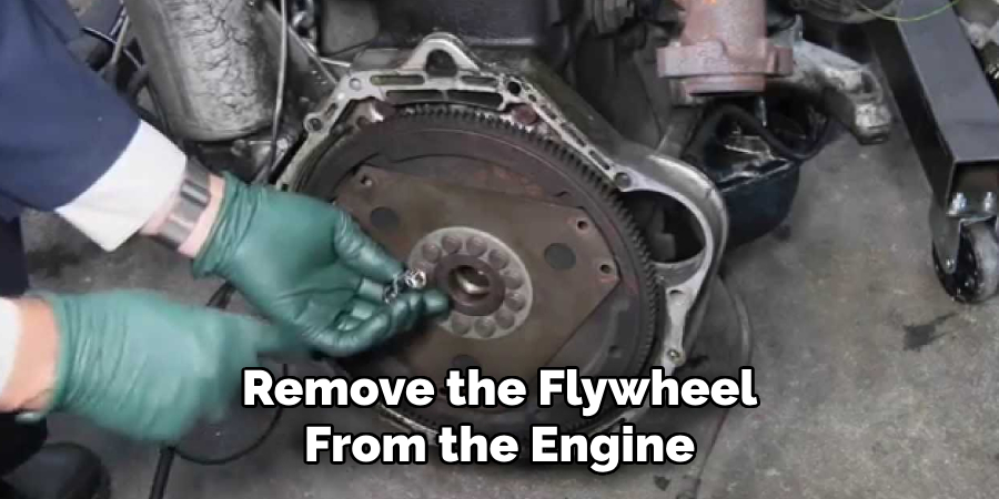 Remove the Flywheel From the Engine