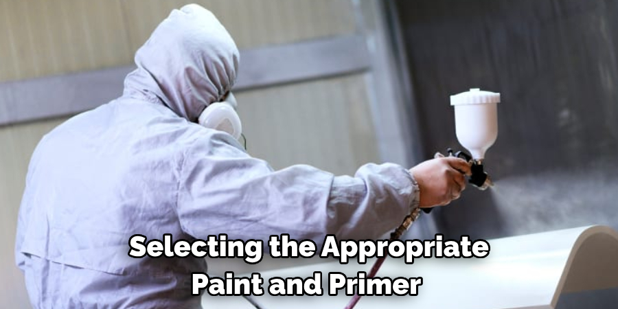 Selecting the Appropriate Paint and Primer