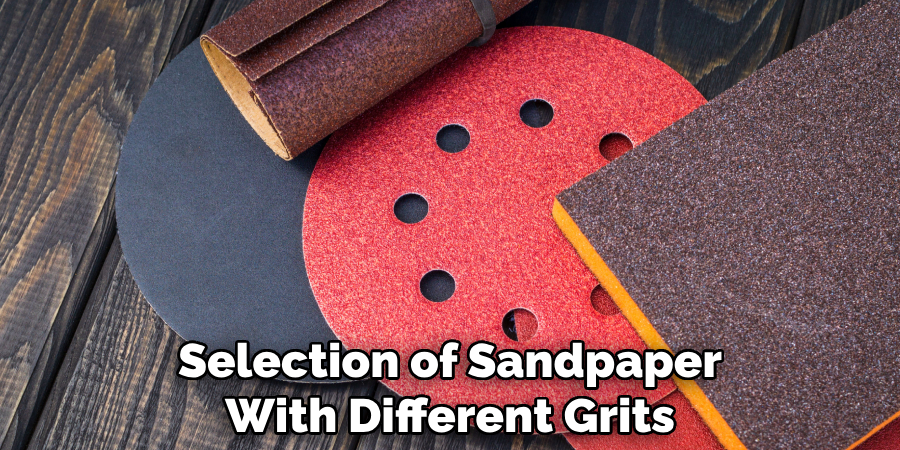 Selection of Sandpaper With Different Grits