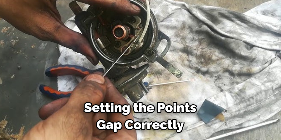 Setting the Points Gap Correctly