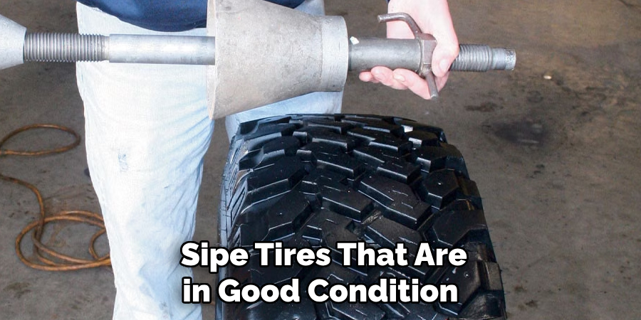 Sipe Tires That Are in Good Condition