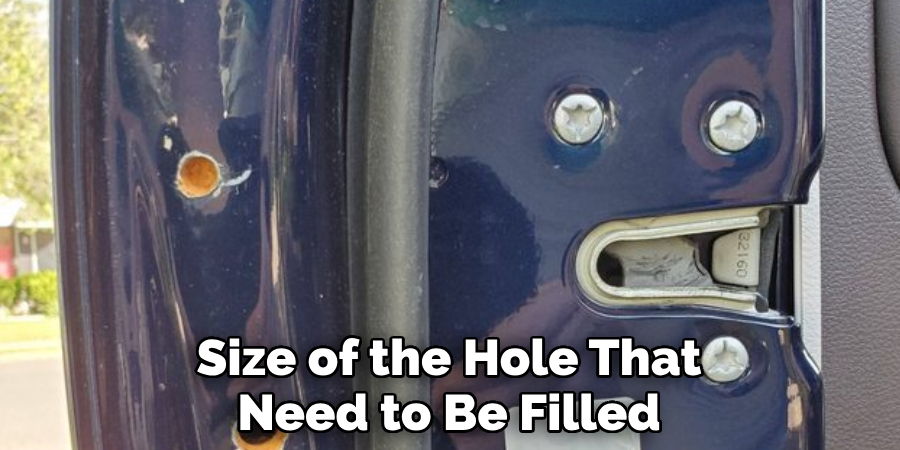 Size of the Hole That Need to Be Filled