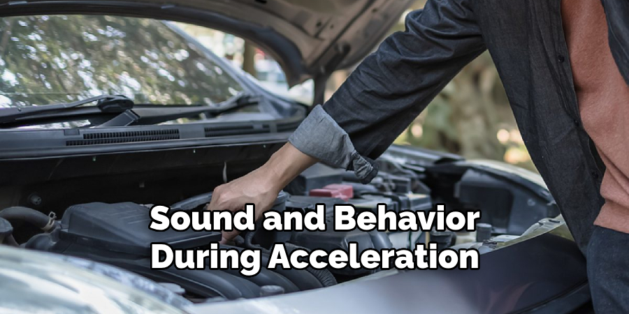 Sound and Behavior During Acceleration