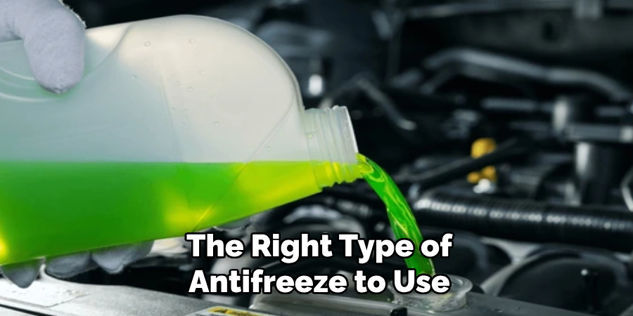 The Right Type of Antifreeze to Use