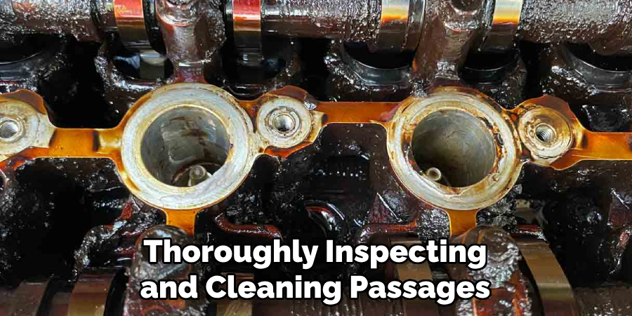 Thoroughly Inspecting and Cleaning Passages