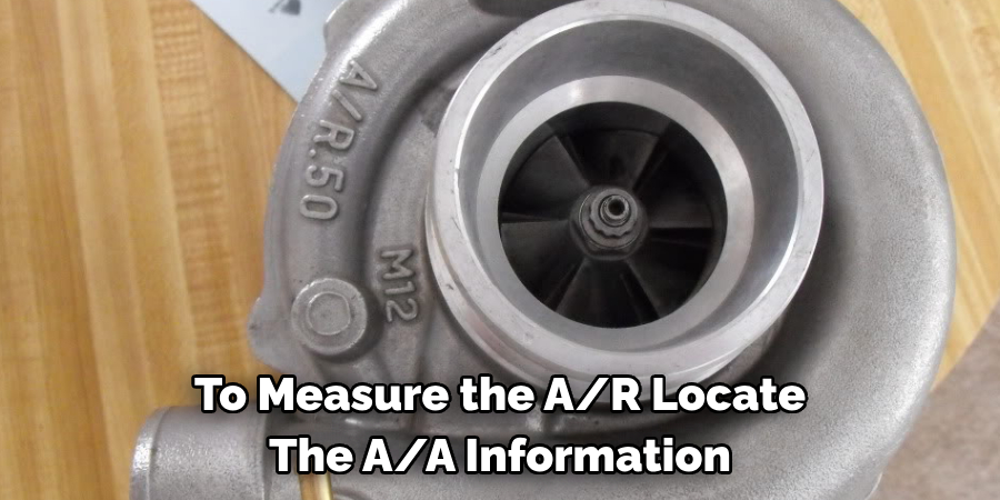 To Measure the A/R, Locate The A/A Information